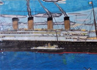 Local artist’s great-grandfather saw Titanic set sail