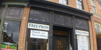 Toledo Free Press front door in 2015.