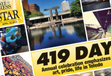 An archive cover of Toledo Free Press Star from 2014 featuring 419 Day coverage.
