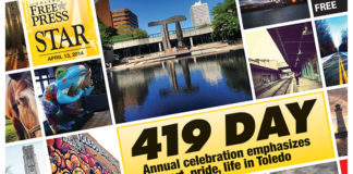 An archive cover of Toledo Free Press Star from 2014 featuring 419 Day coverage.
